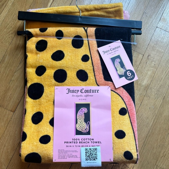 Juicy Couture Other - Juicy Couture NWT Leopard 6ft Beach Towel